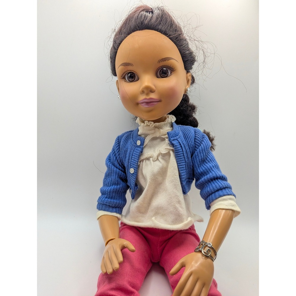 MGA BFC 18" Articulated Doll Blue Cardigan Pink Pants 15610ADE Best Friends Club